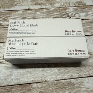 2x Rare Beauty Soft Pinch Dewy Liquid Frais Blush VIRTUE Size 0.25 oz FREE SHIP